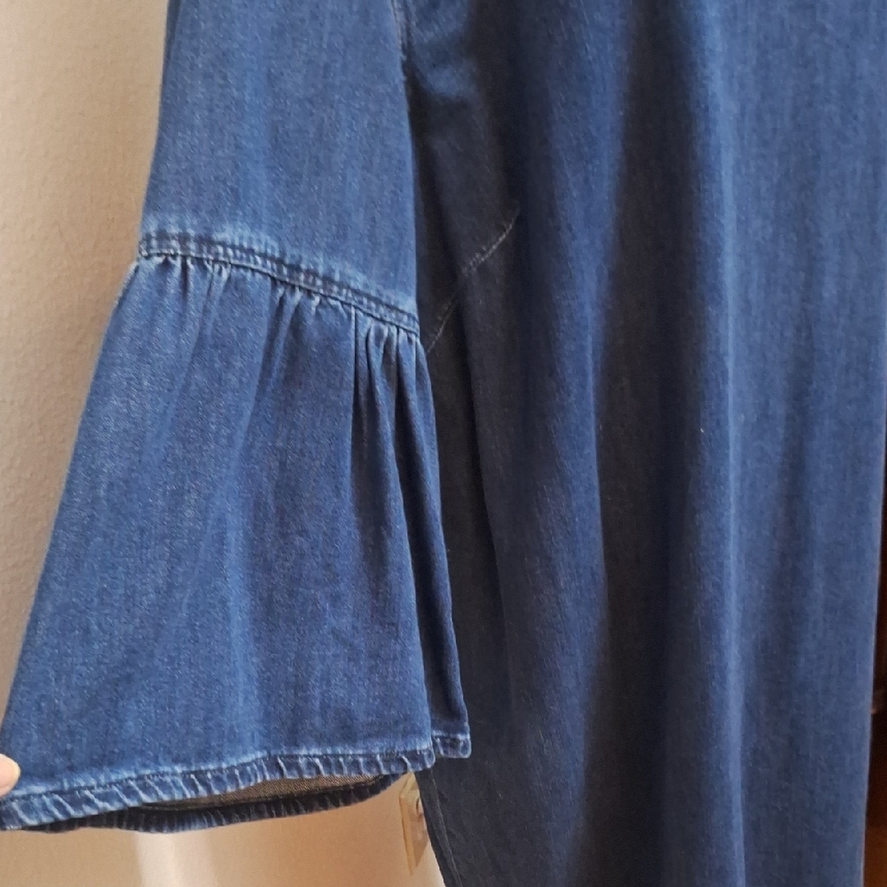 Ralph Lauren Dark Indigo Denim Shift Dress - Picture 7 of 11